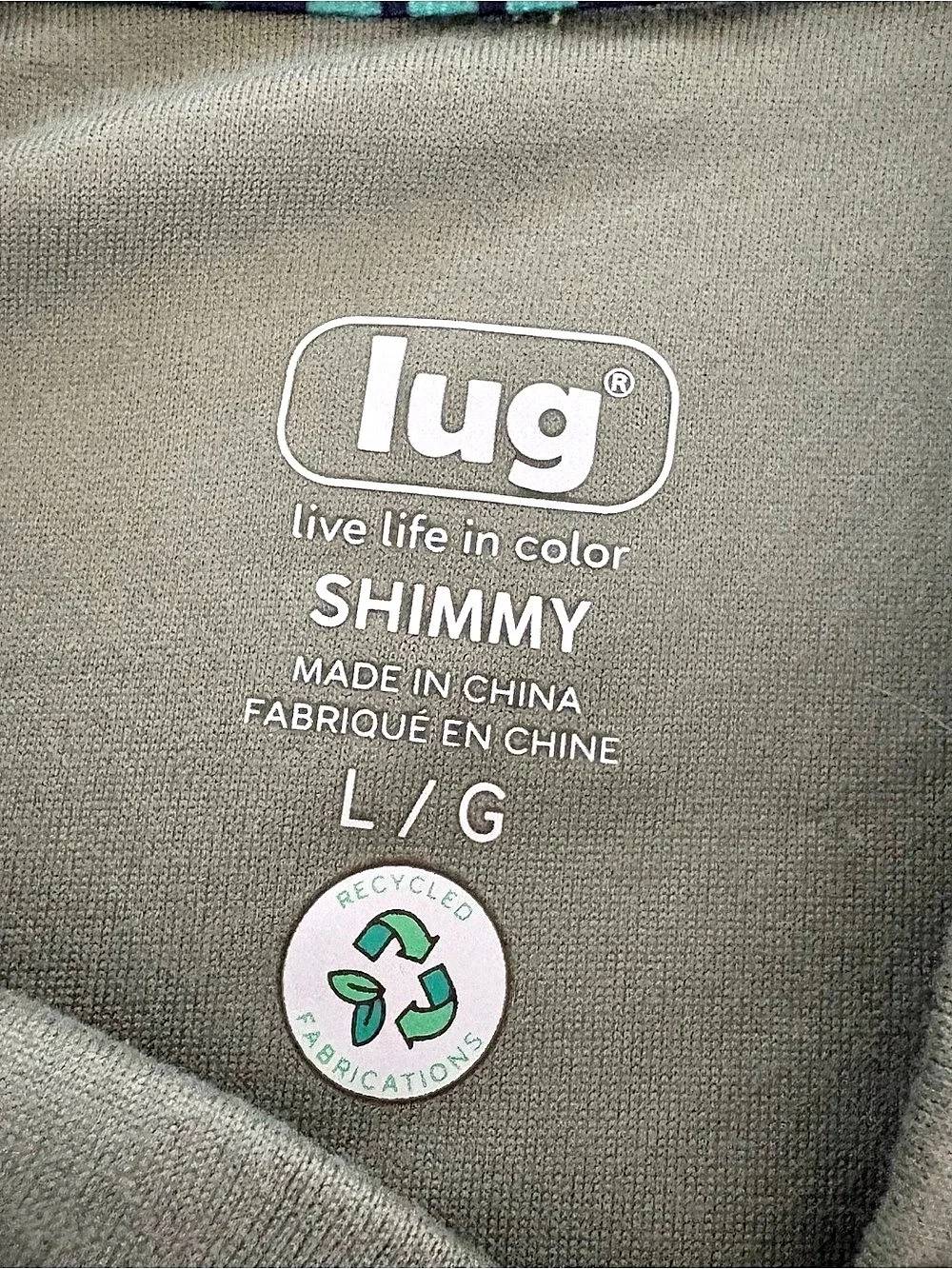 lug Women’s SHIMMY Full Zip Lightweight Performance Jersey Hoodie; Large